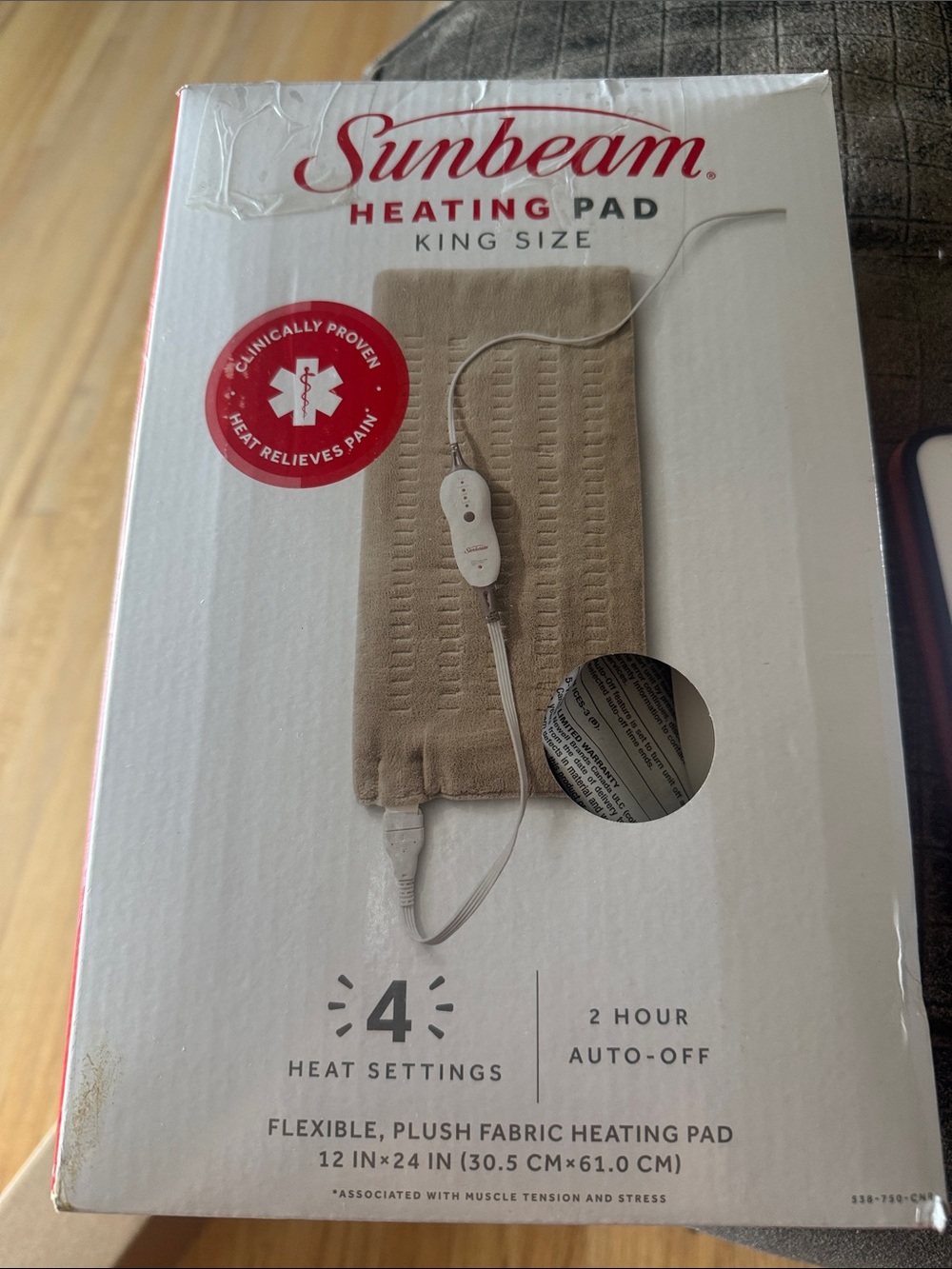 Sunbeam King Size Heating Pad